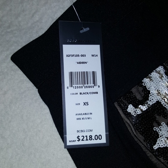 BCBG Sequin Pencil Skirt NWT - Picture 4 of 4